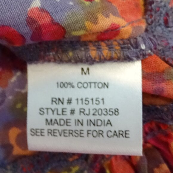 NWT Romeo & Juliette Couture Floral Sleeveless Top - Picture 7 of 10